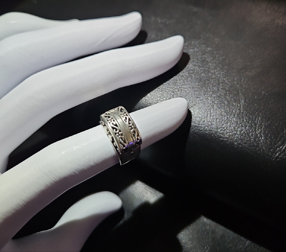 Solid 925 Ring S Pattern - image 3